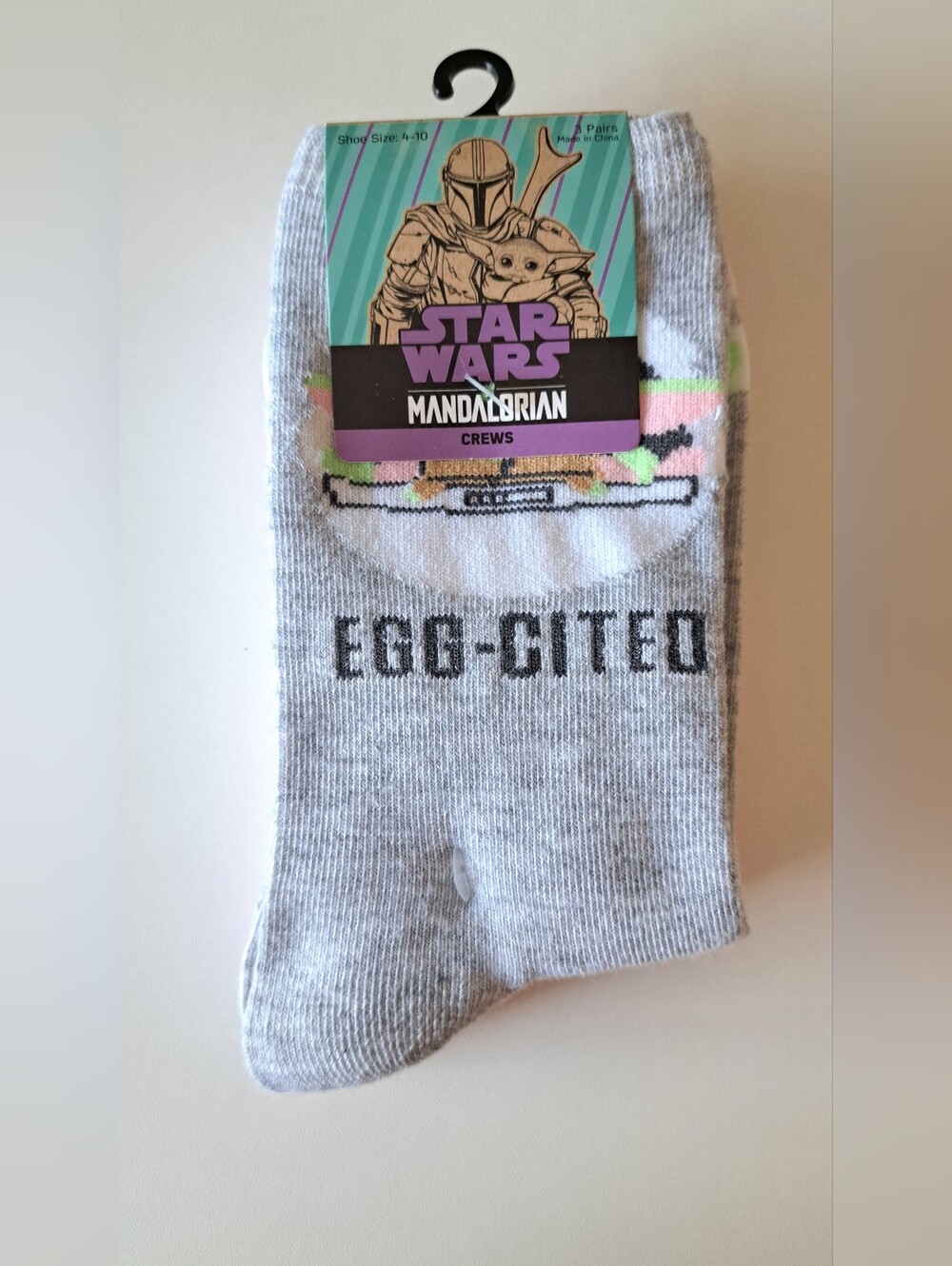 Star Wars: The Mandalorian Crew Socks 3 Pair